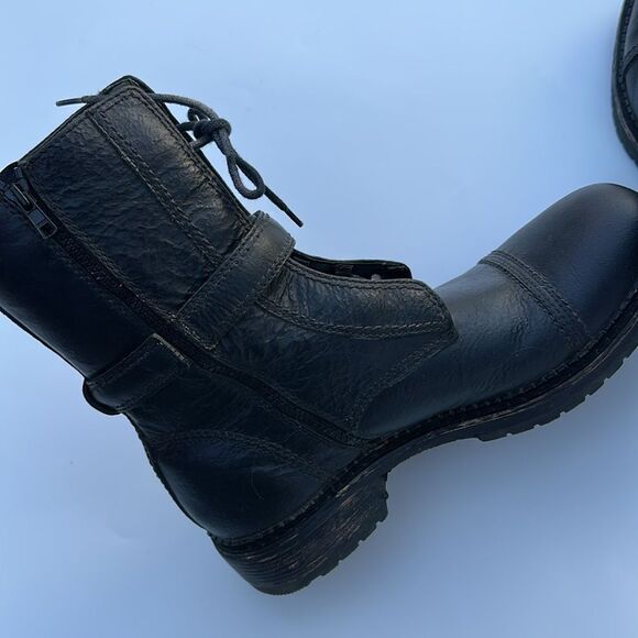 BED : STU COMBAT MOTO BOOTS style GANGSTER - Picture 10 of 12